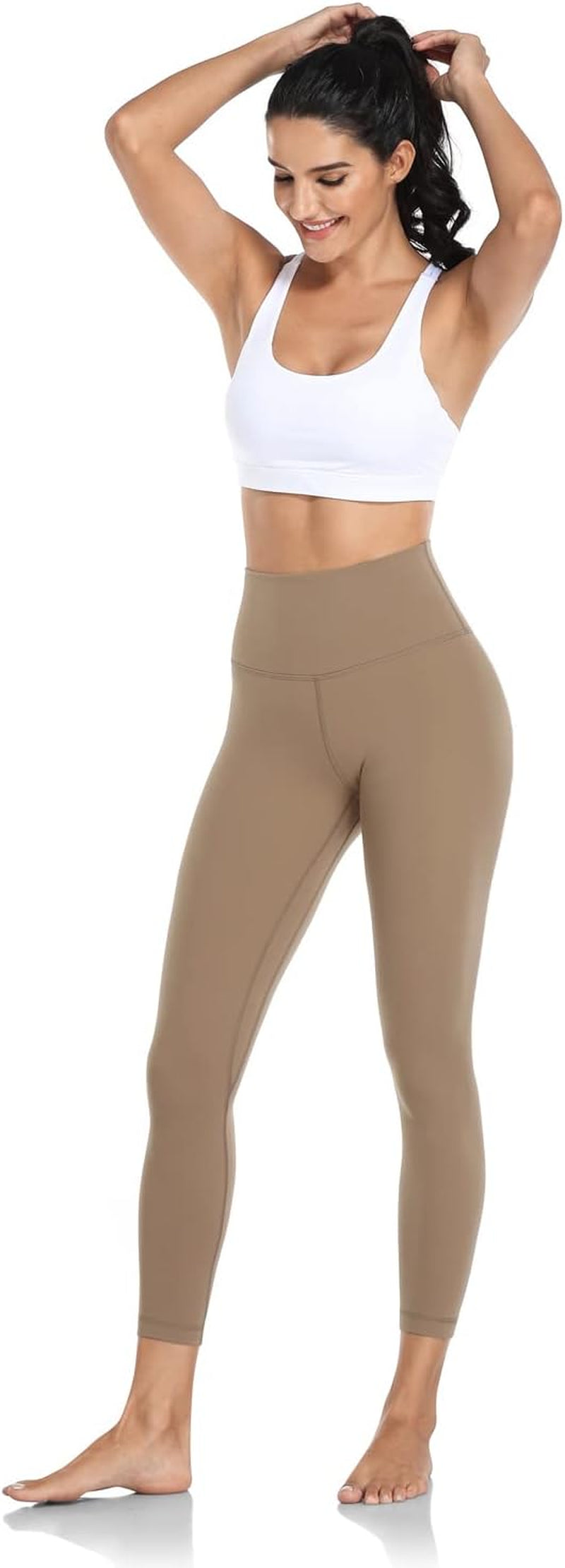 Essential Leggings 25'', High Waisted Comfortable Soft Athletic Yoga Pants
