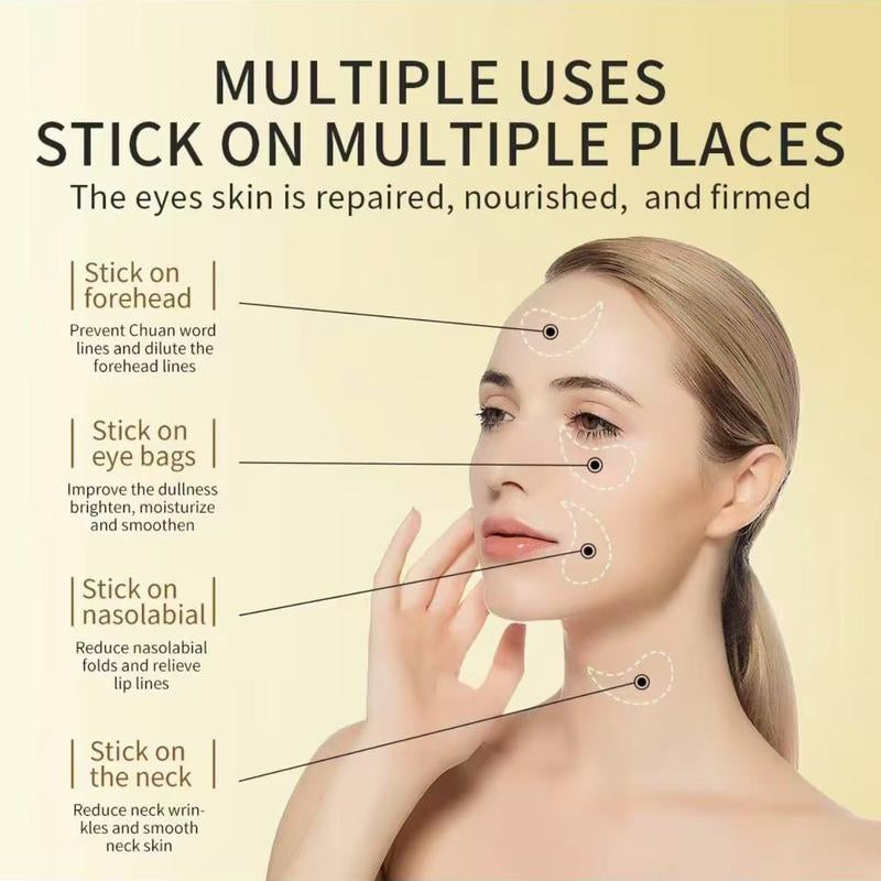 Avocado Moisturizing Eye Bagmask,60Pcs/Set under Eye Mask, Eye Care Product for Dark Eye Bags, Skin Care Gift Moisturizer Hydrating Comfort